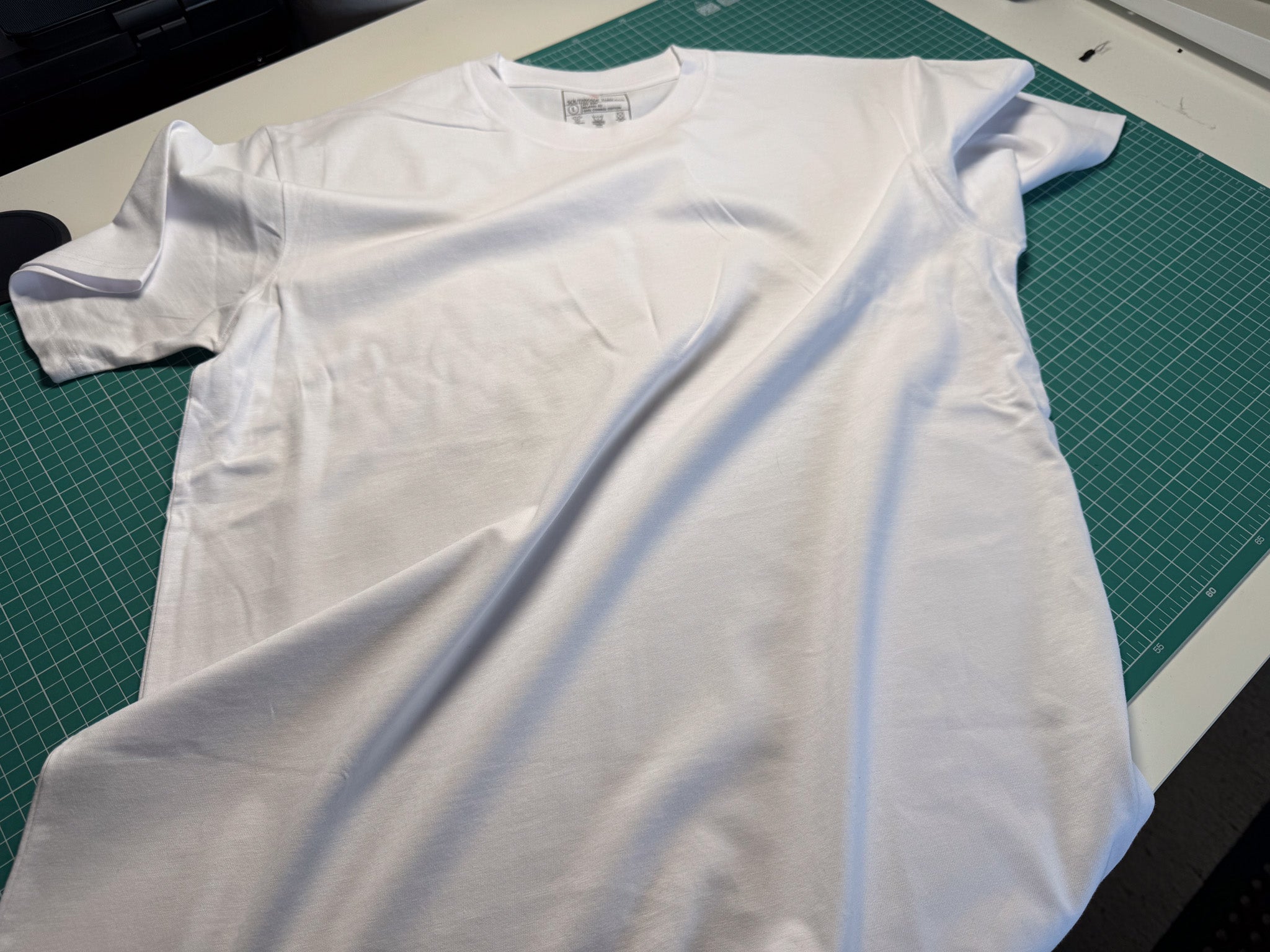 Premium White T-Shirt with Tribal NZ Design (Back Print)